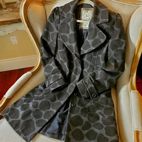 Animal print wool jacket by Dept. - Picture 1 of 5